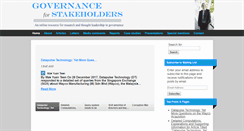 Desktop Screenshot of governanceforstakeholders.com