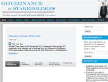 Tablet Screenshot of governanceforstakeholders.com
